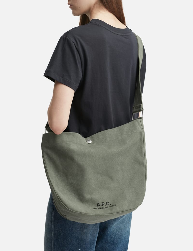 APC journal カーキ　ショルダーバッグ A.P.C. - Journal Satchel | HBX