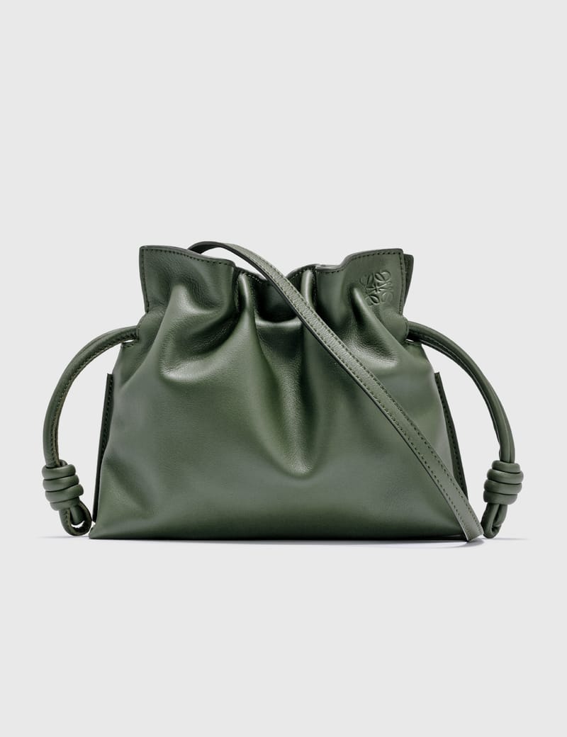 【LOEWE】ロエベ フラメンコクラッチ ミニ クラッチ★カーキ フラメンコクラッチ ミニ（ナパカーフ） グリーン - LOEWE