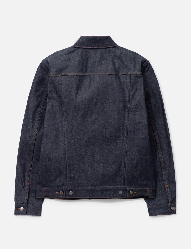 A.P.C. VESTE JEAN WORK - Classic indigo denim chore jacket with