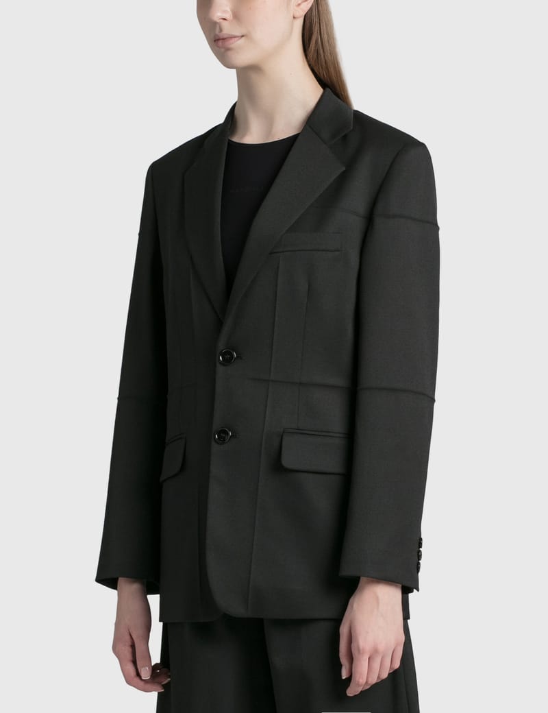 ジャケット Maison Margiela Black mohair blend oversize blazer Maison Margiela Black Mohair Blend Oversize Blazer | Lyst