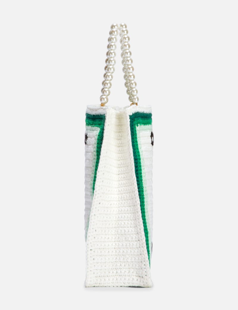 Casablanca - COTTON MINI CROCHET BAG | HBX - Globally