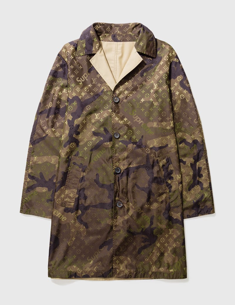 国産在庫あ Supreme - supreme Military Trench Coat Lトレンチコート