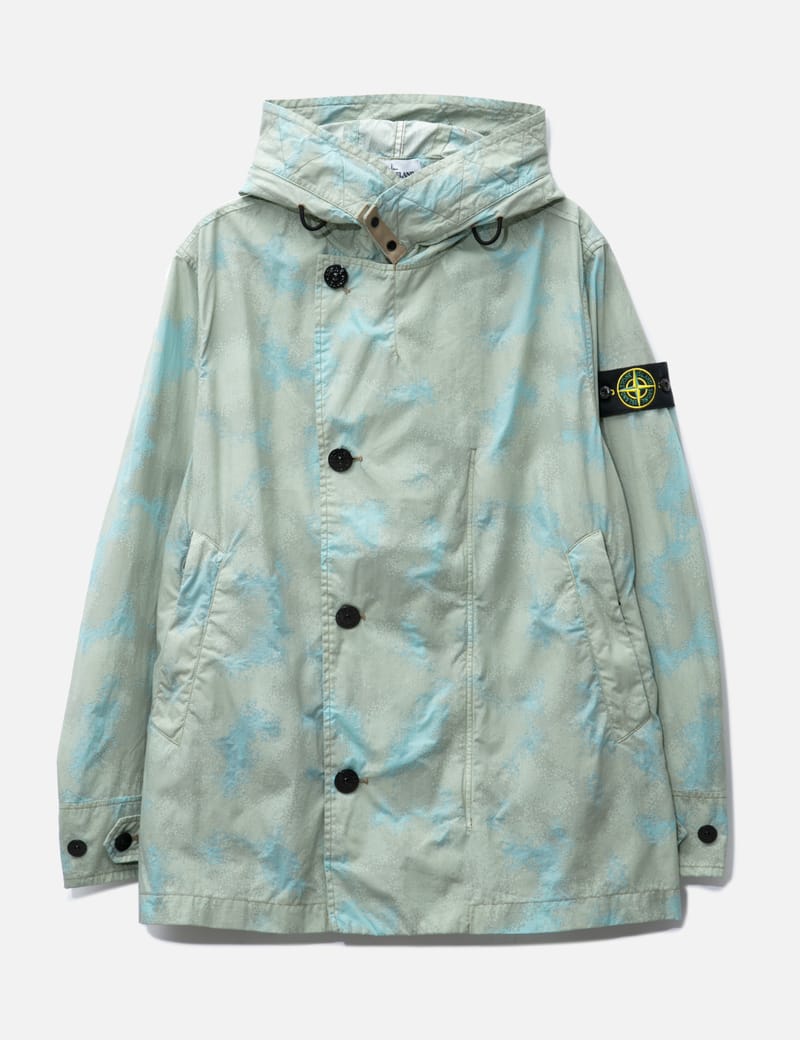 Stone island camo devore hot sale jacket