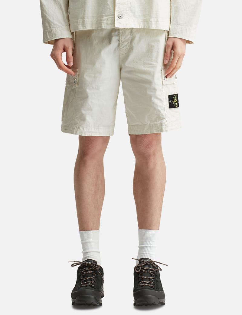 Stone Island - Mil-Spec Stretch Ripstop Bermuda Shorts | HBX