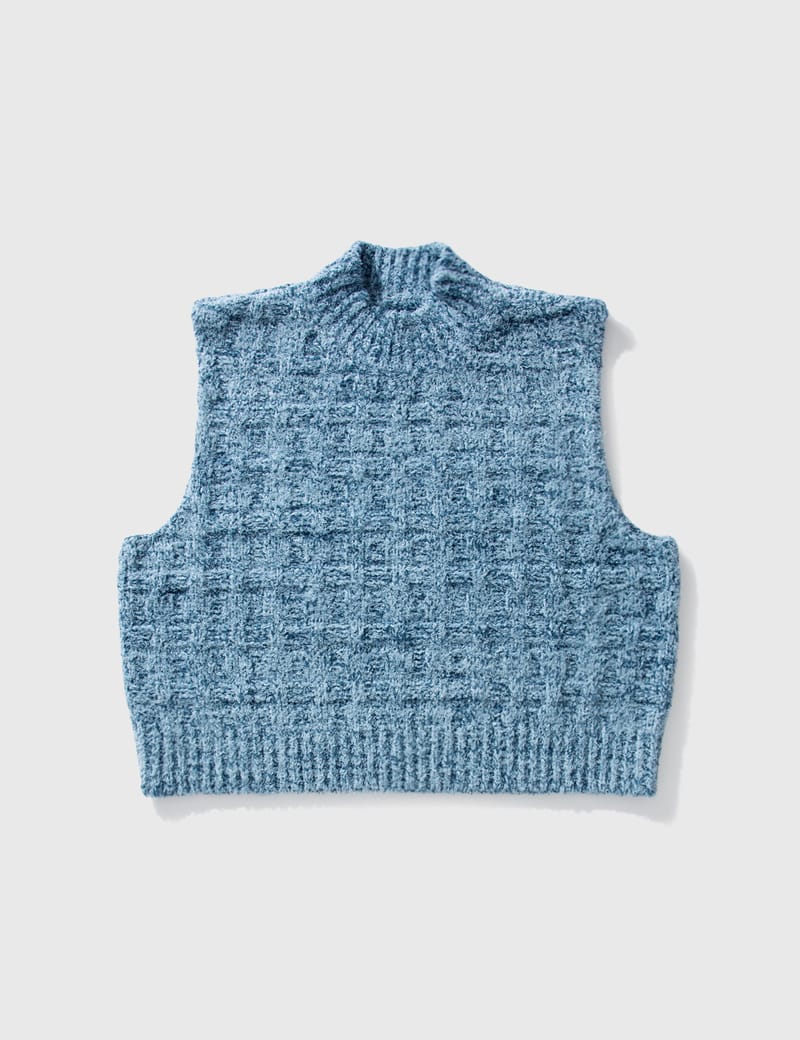 Maison Margiela - BOUCLÉ KNIT VEST | HBX - Globally Curated