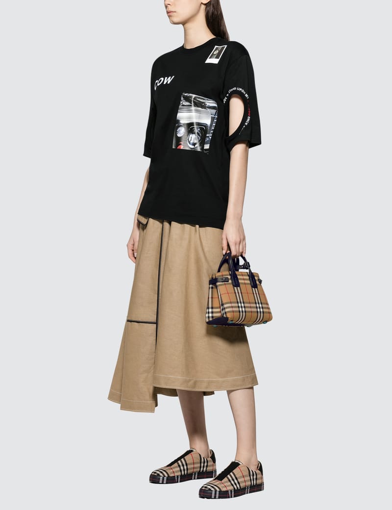 Cow skirt burberry best sale