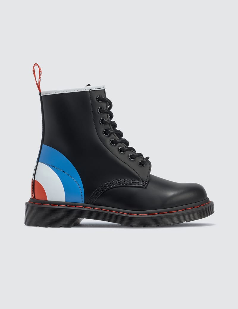靴 Dr.Martens x THE WHO 1460 The Who Black Target Smooth Boots – Posers Hollywood