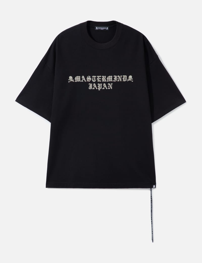 Mastermind Japan Back Skull T-Shirt - Black MOON-TECH® tee with a