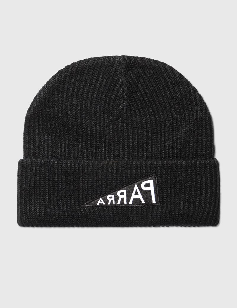 By Parra - Mirrored Flag Logo Beanie | HBX - Globally Curated