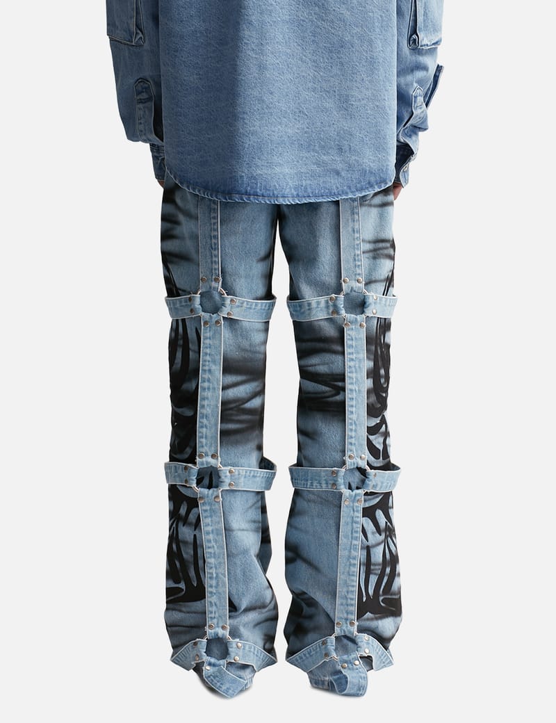 Off-White™ - Paintbrush Bondage Cargo Pants | HBX - Globally