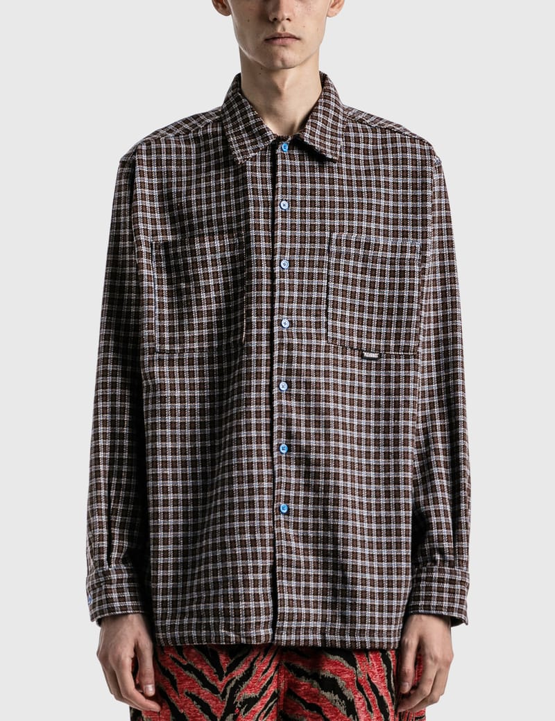 Pleasures - Ignition Plaid Shirt | HBX - Globally Curated Fashion