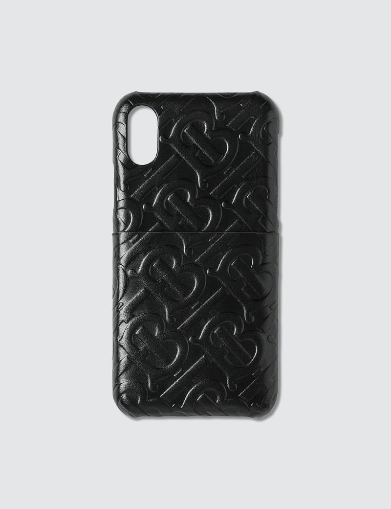 Burberry - Monogram Leather iPhone X/XS Case | HBX - Globally