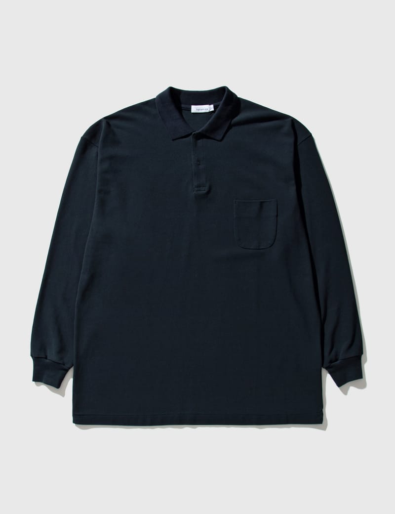 Nanamica - Long Sleeve Polo Shirt | HBX - Globally Curated Fashion