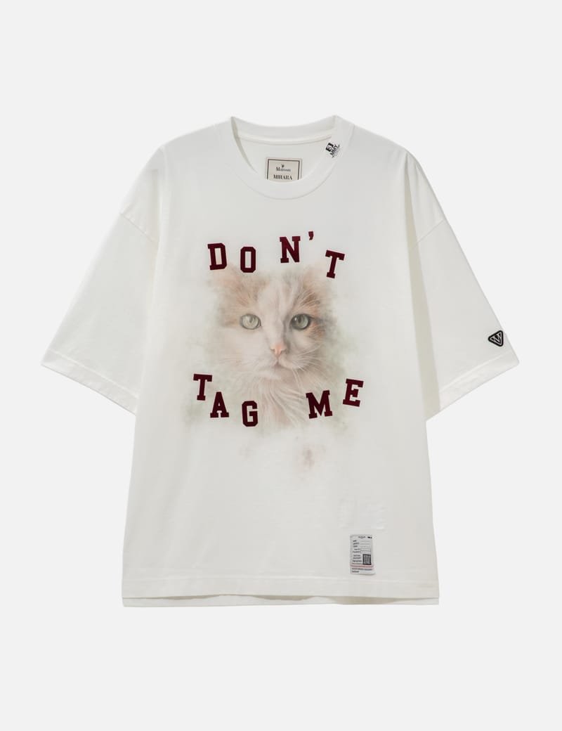 トップス Maison MIHARA YASUHIRO 26SS Cat PrintedT Maison Mihara Yasuhiro Cat Printed Tee - Bold cat graphic and