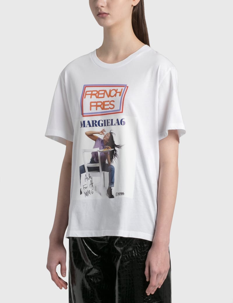 MM6 Maison Margiela - French Fries Graphic T-shirt | HBX