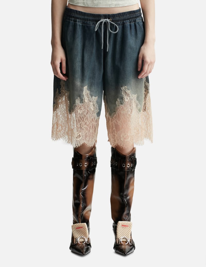 Diesel - De-Malkia-S Lace Shorts | HBX