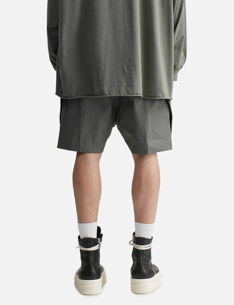 Rick Owens Cargobela Shorts - Wide knee-length cargo shorts with