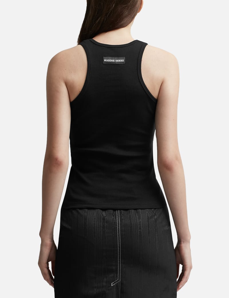 Marine Serre - Organic Cotton Rib Tank Top | HBX