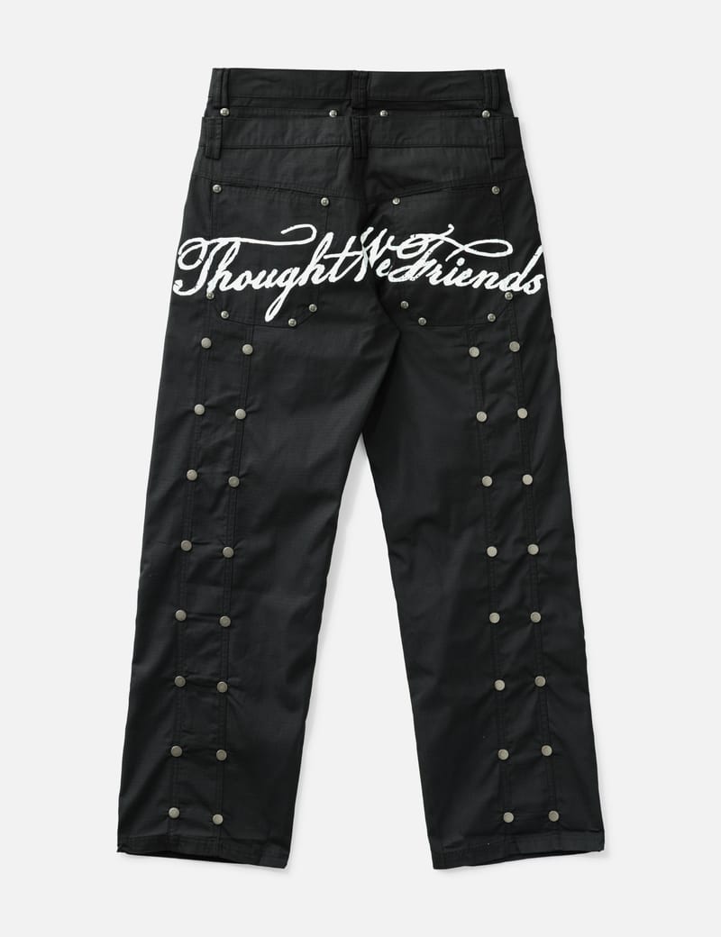 thought we friends　ダブルレイヤーワークパンツ　y2k Thought We Friends 「Gideon」 ダブルレイヤーワークパンツ - ルーズ