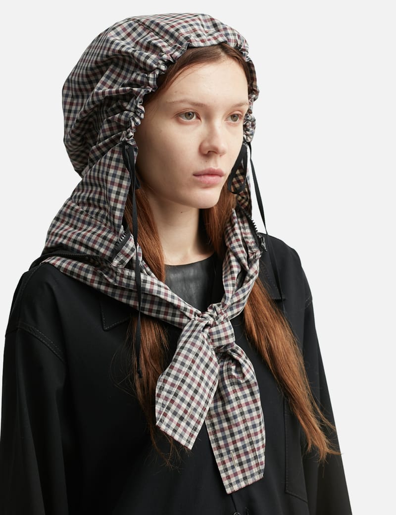 Maison Margiela Headscarf - Lightweight, water-repellent checked