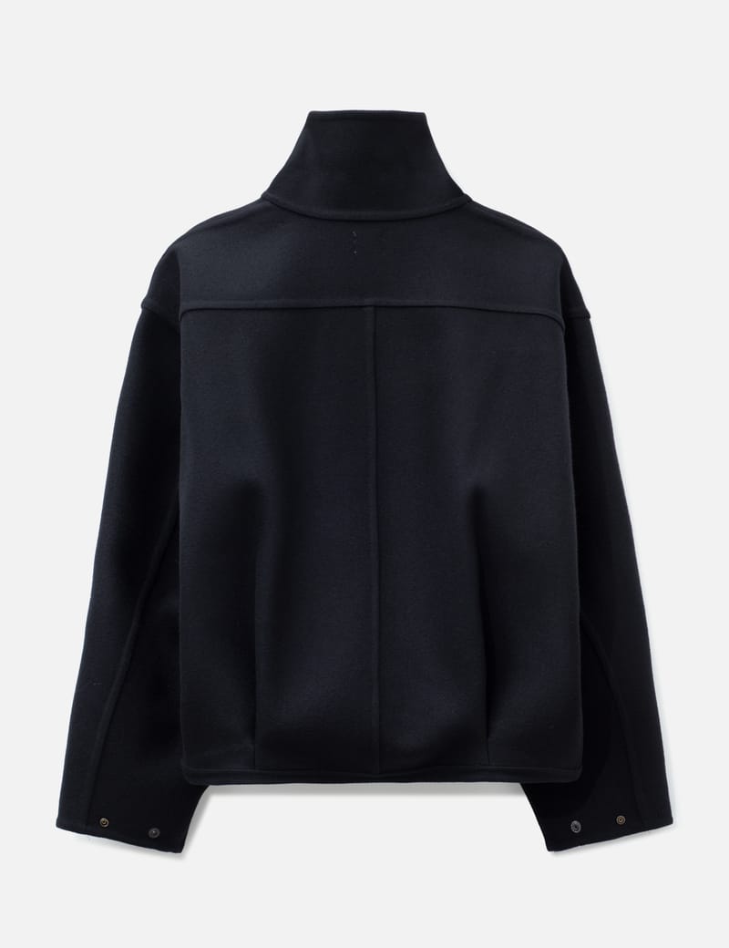 サイズ3 YOKE Ballon Silhouette Blouson 完売品 Yoke Wool Cashmere Balloon Silhouette Blouson - Structured warmth