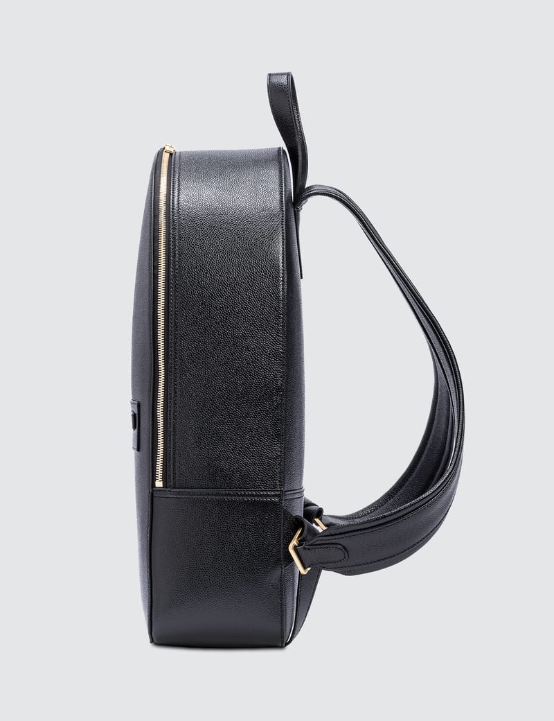 トム ブラウン - Pebble Grain Leather Backpack | HBX