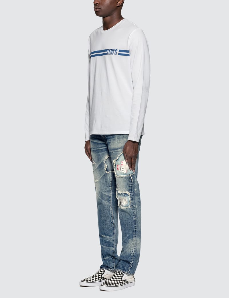 パンツ Levi's 501T 501(R)T 28894-0108 NABEYAKI Levi's - Made In Japan 501 Tapered Nabeyaki Jeans | HBX