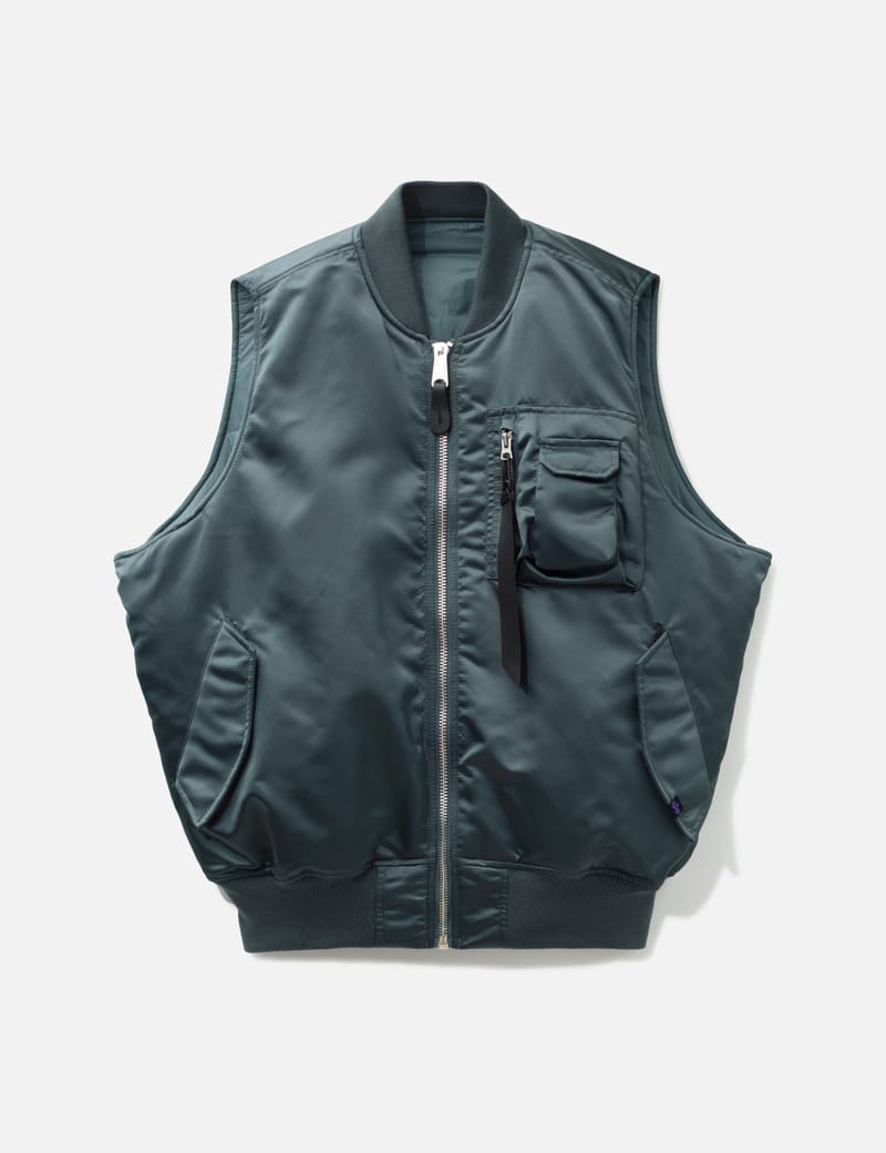 Alpha Industries MA-1 Base UV Vest - リバーシブル仕様で機能的な