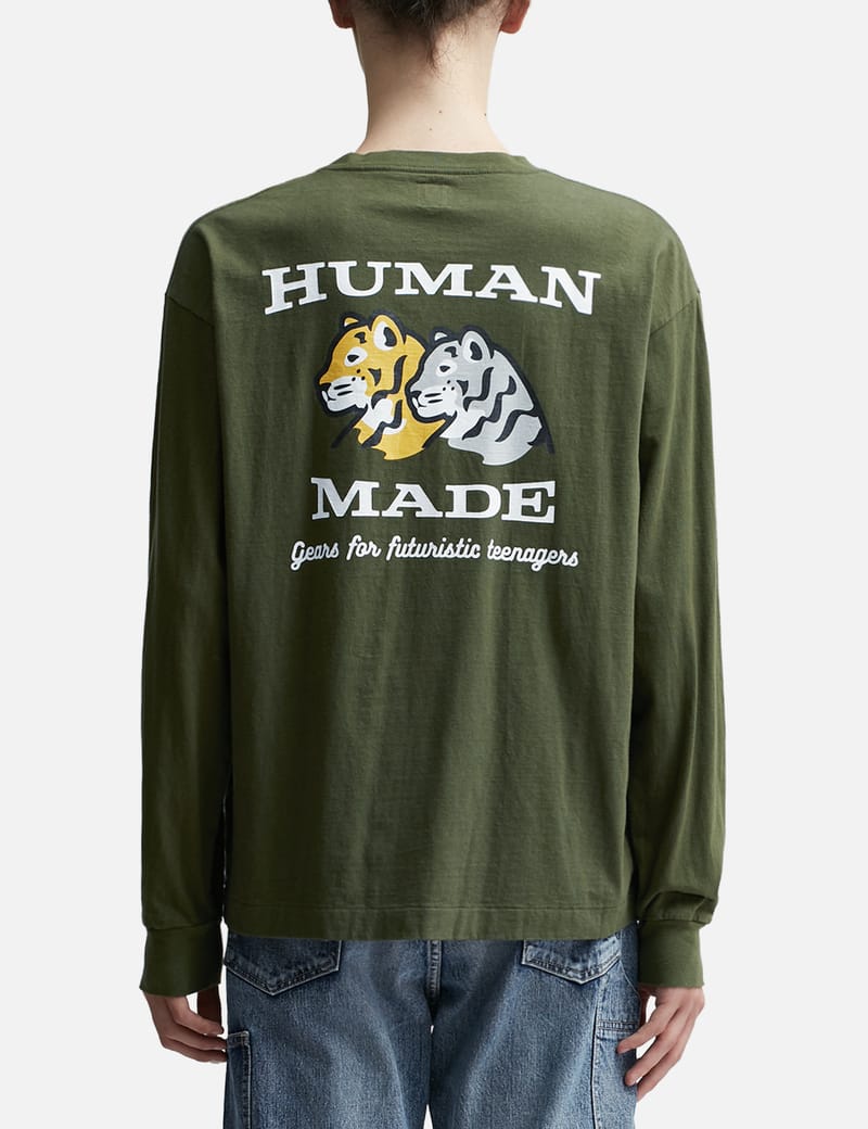 HUMAN MADE Graphic L/S T-Shirt #5 Green-