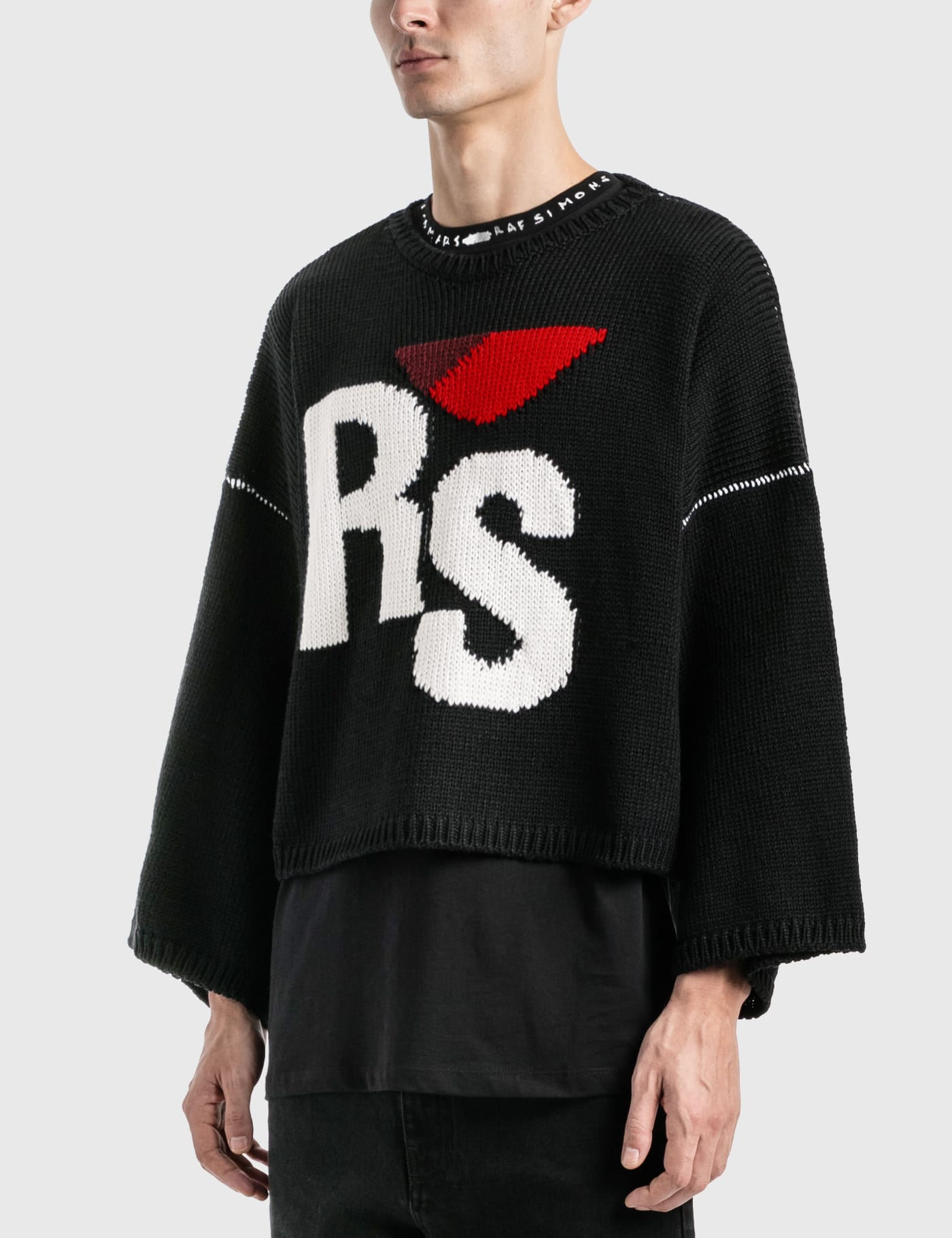 Raf Simons - Oversized RS Sweater | HBX - Globally Curated Fashion 