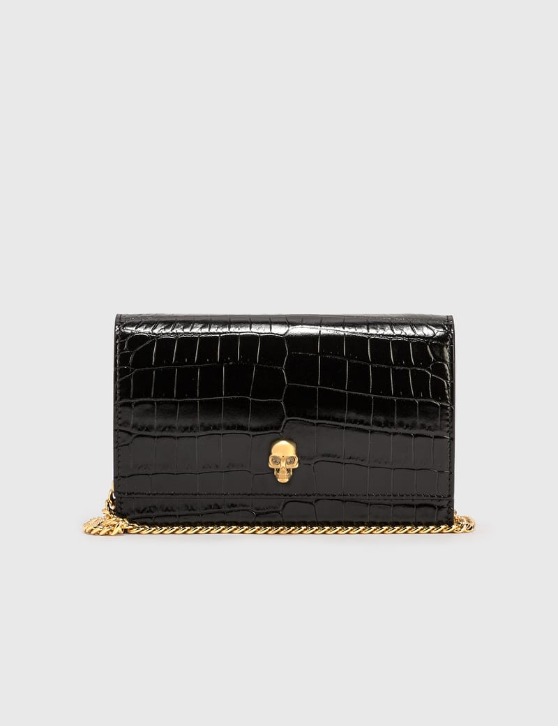 ショルダーバッグ・ポシェット alexander mcqueen FW25 BORSA MINI SKULL (613088 1HB0I1001) Women's Small Skull Bag in Black | McQueen US