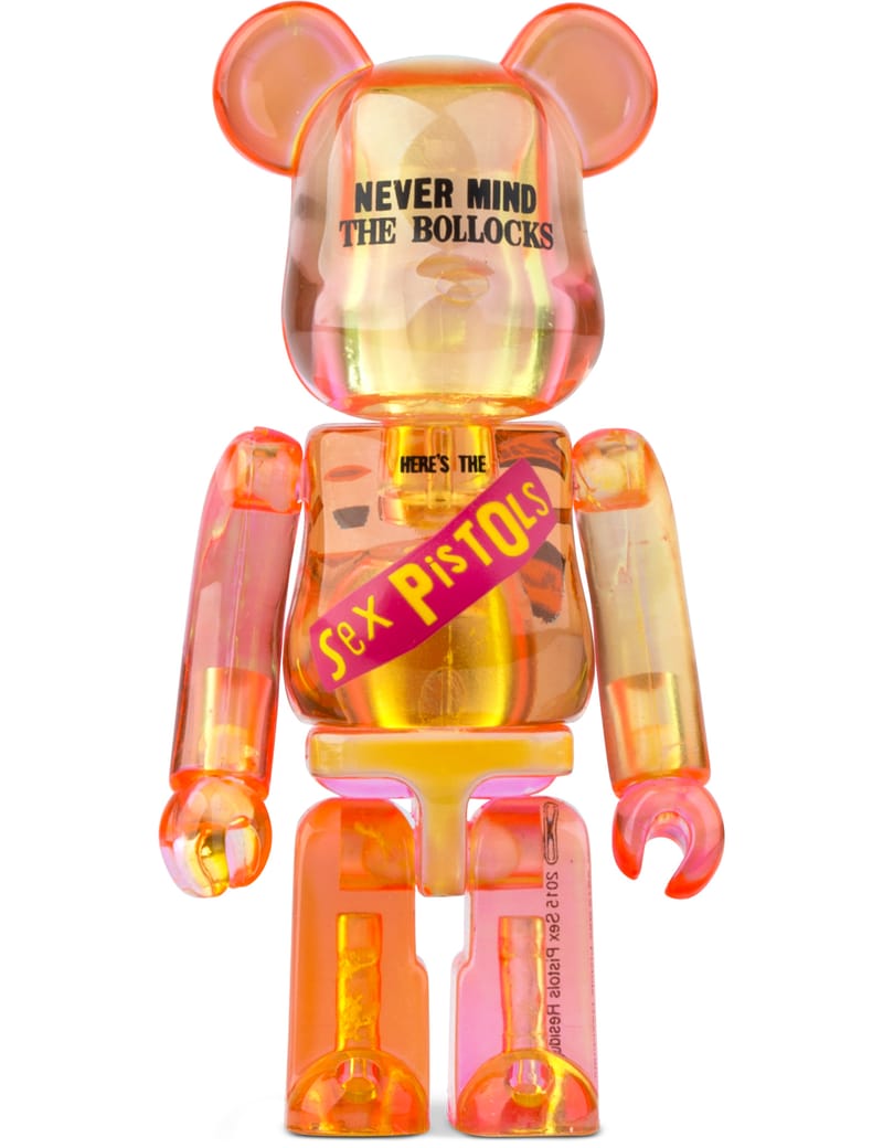 Medicom Toy - 400% + 100% Sex Pistols Bea@rbrick Set Clear Ver