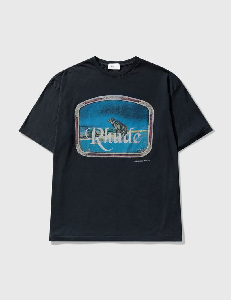 Rhude - Lone Wolf T-shirt | HBX - Globally Curated Fashion and