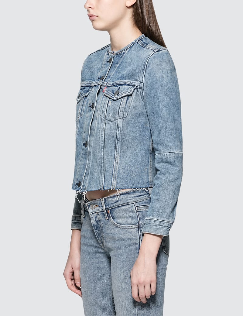 Levi's altered deals zip trucker jacket