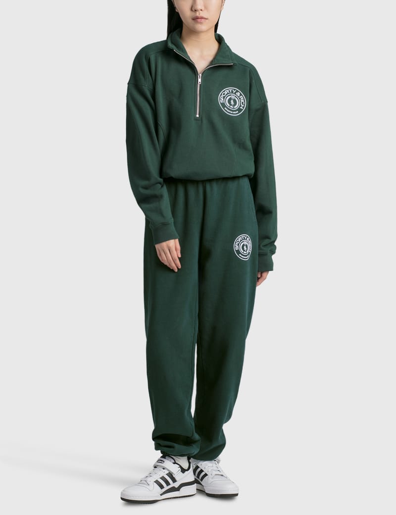 ★Sporty & Rich★ Monaco quarter zipper sweatshirt heather g Sporty & Rich Monaco Quarter Sweatshirt | italist