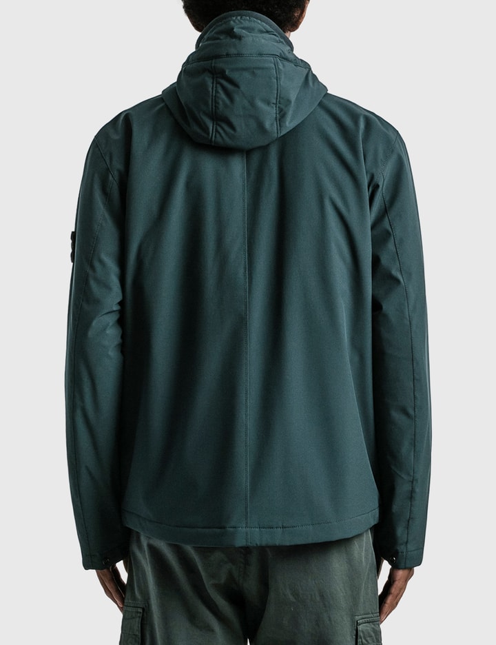 Greenstone Island Soft Shell R Stone Island - Soft Shell-R_E.DYE® Hooded Jacket | HBX