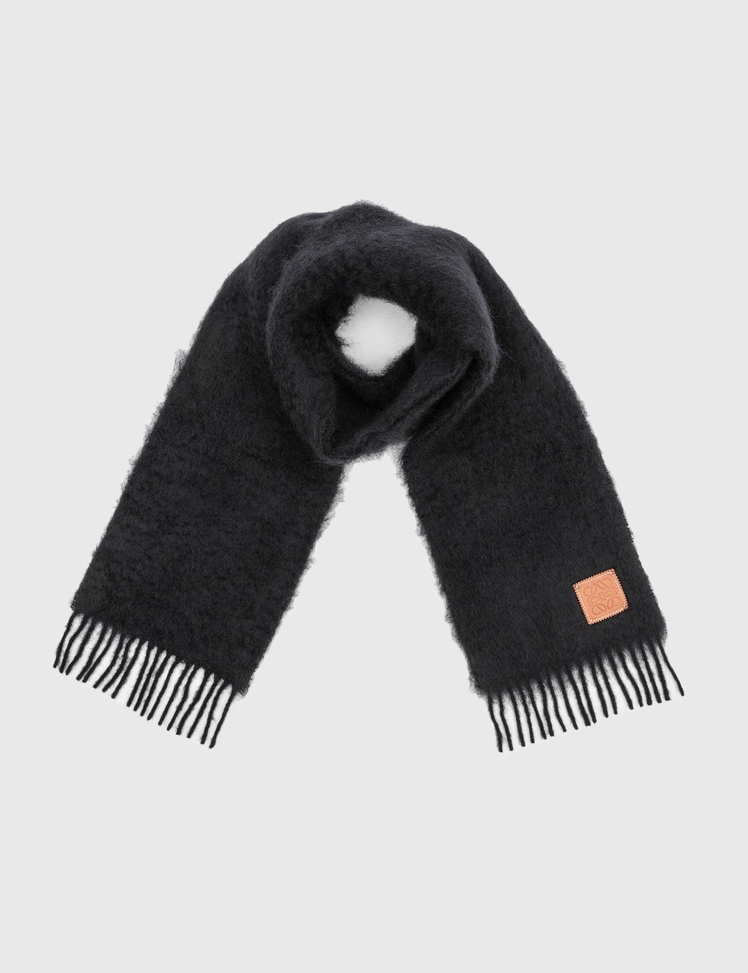 Loewe - Mohair And Wool Blend Scarf | HBX - Globally Curated Fashion ...