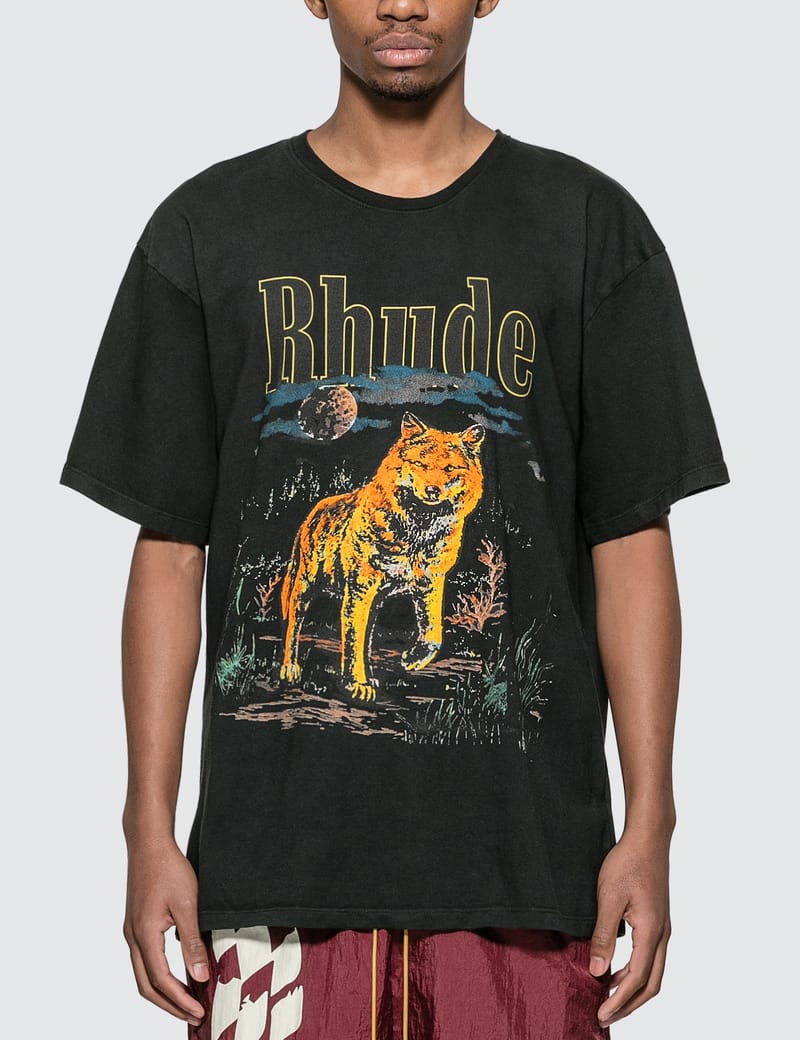 Rhude - Wolf T-Shirt | HBX - Globally Curated Fashion and