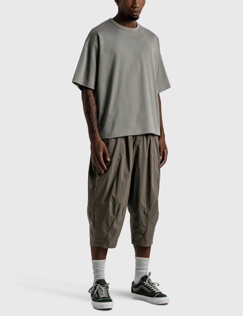 TIGHTBOOTH - PINSTRIPE CROPPED PANTS | HBX - Globally Curated