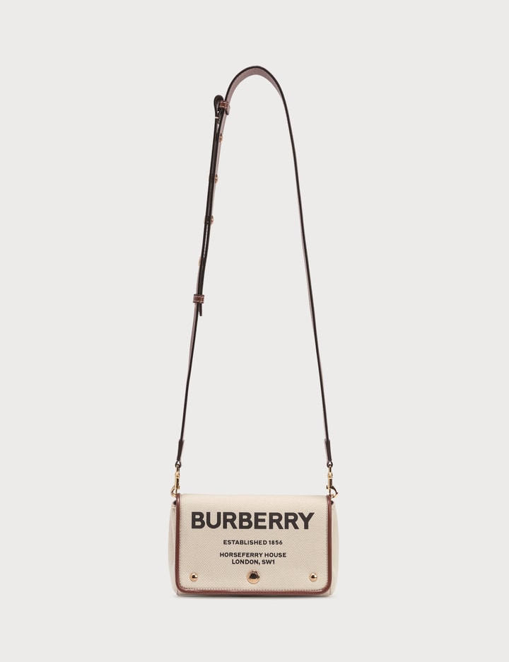 Burberry Small Horseferry Print Cotton Canvas Crossbody Bag HBX