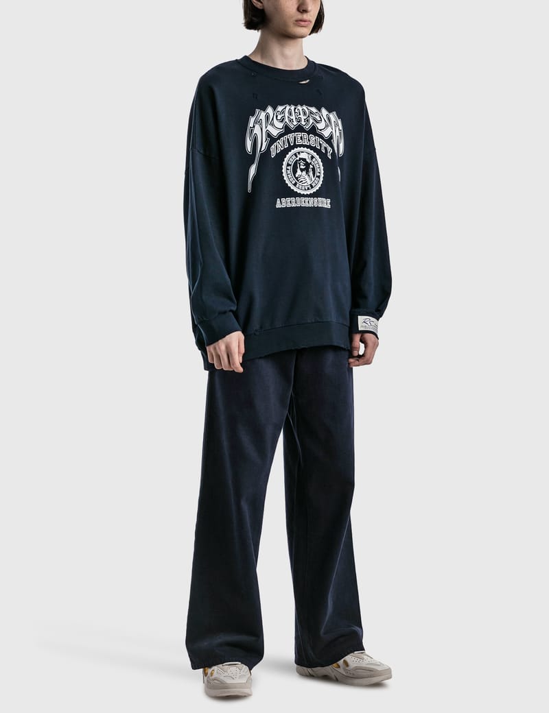 Raf Simons - Sreapers Destroyed Sweater | HBX - Globally Curated