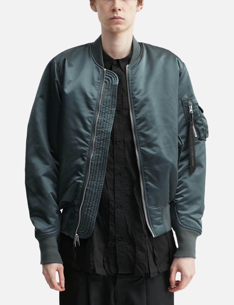 Alpha Industries MA-1 Base Flight UV ボンバージャケット