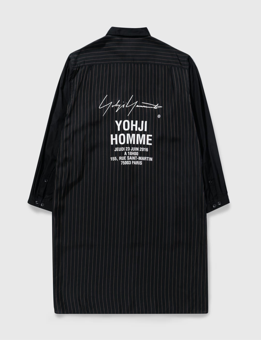 Yohji Yamamoto pour homme long shirt-