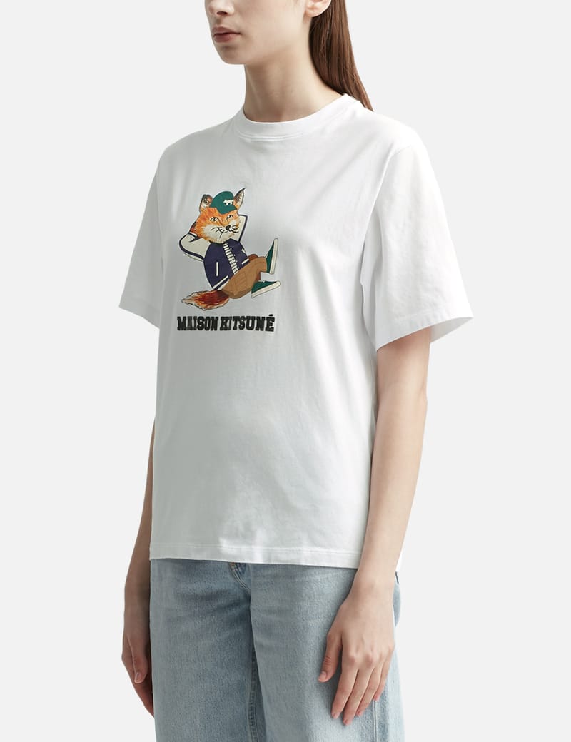 Maison Kitsuné - Dressed Fox Easy Tee | HBX - Globally