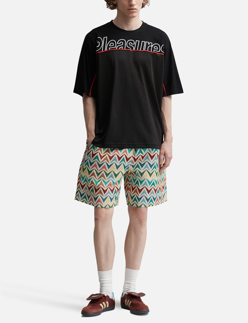 Pleasures - BASKET WOVEN SHORTS | HBX - Globally Curated Fashion