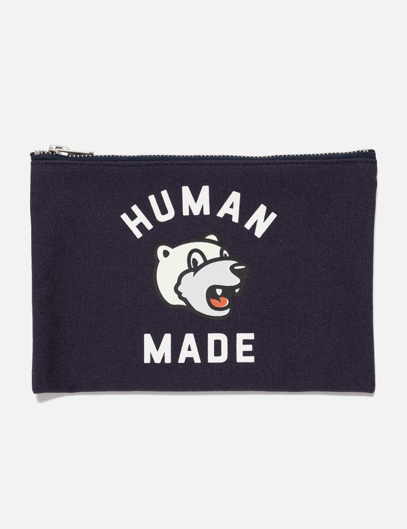 Human Made Bank Pouch - 12oz高密度コットンキャンバス製、表裏