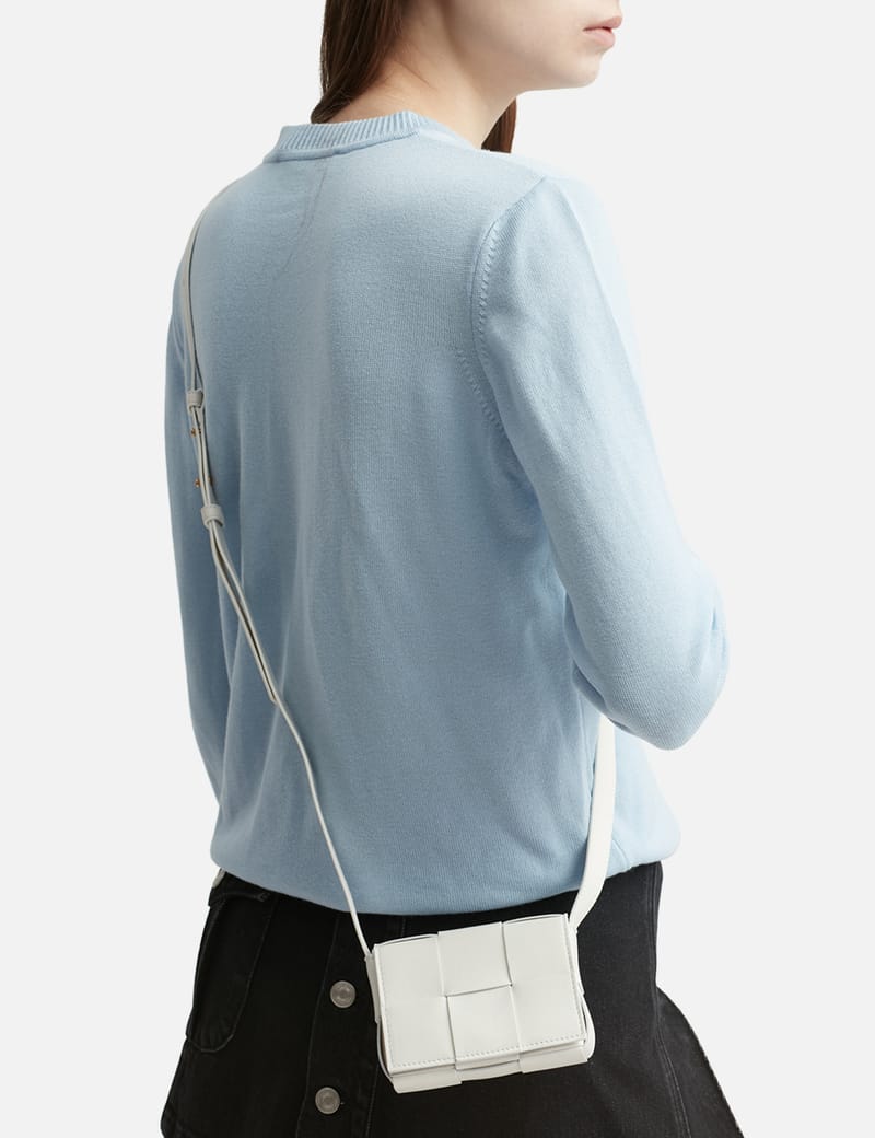 ★BOTTEGA VENETA★ Mini Candy Cassette Crossbody Bag White 6 Bottega Veneta - Candy Cassette Bag | HBX - Globally Curated