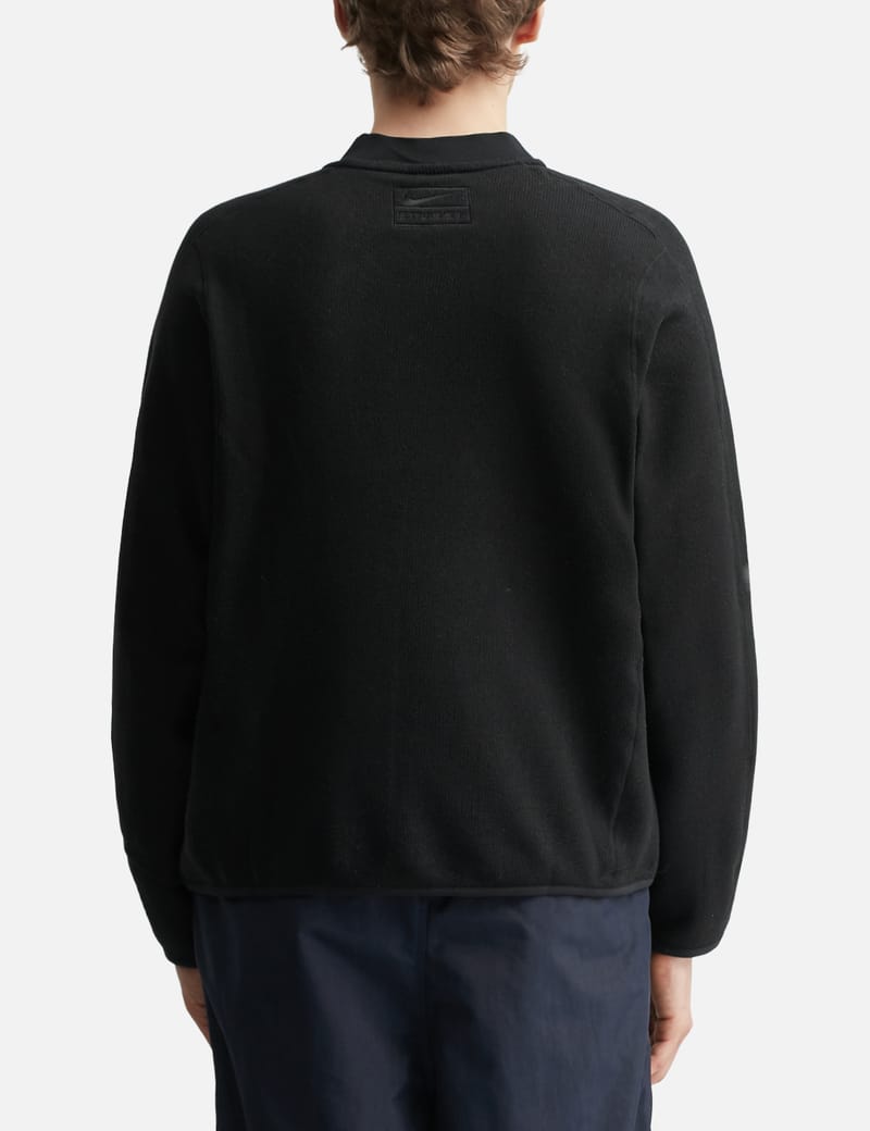 Nike Nike x Stüssy Pullover Thermal - Black V-neck pullover with