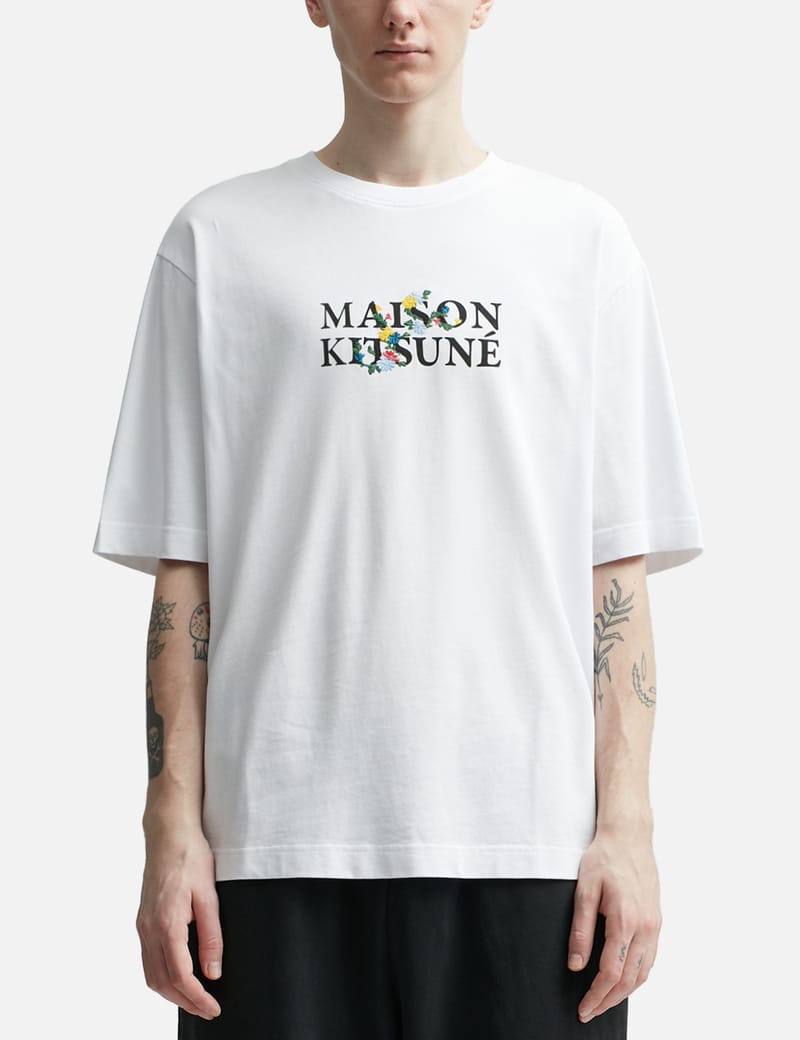 Maison Kitsuné - メゾン キツネ フラワーズ オーバーサイズ Tシャツ