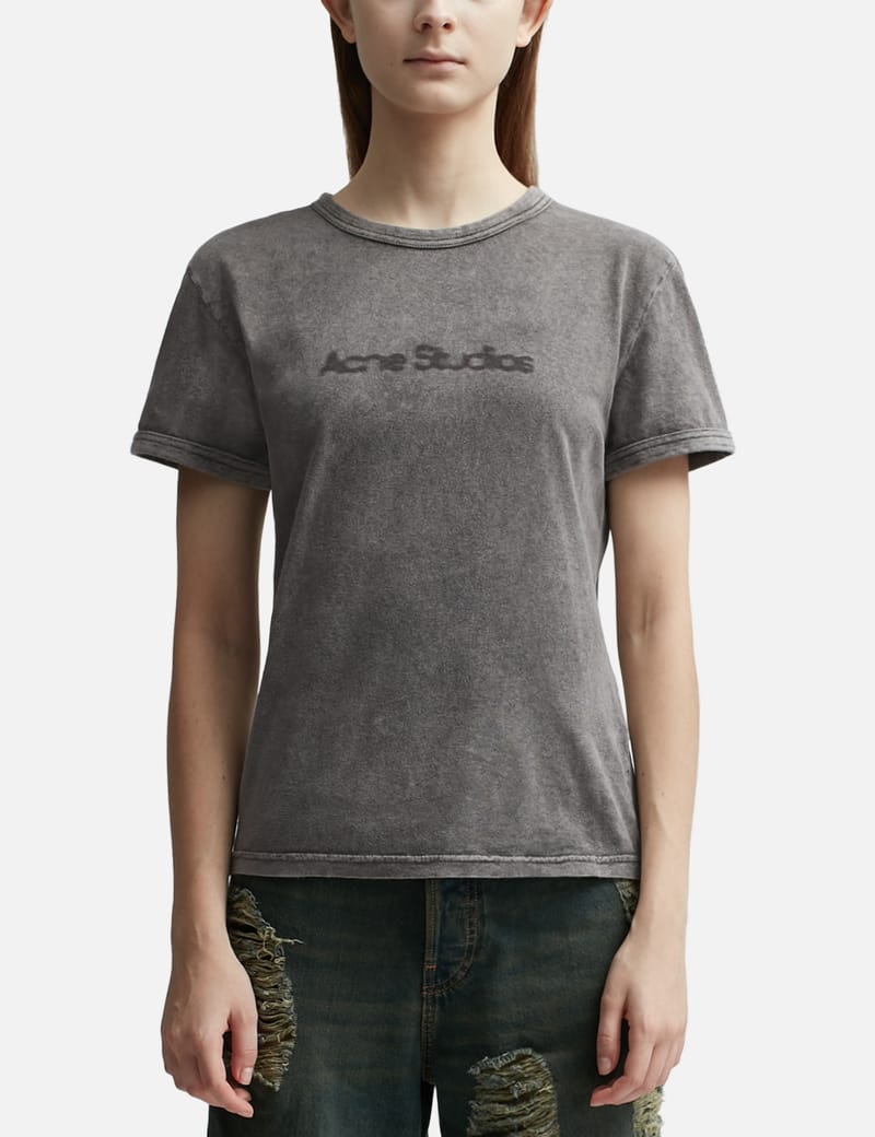 Acne Studios - Blurred Logo T-shirt | HBX - Globally Curated